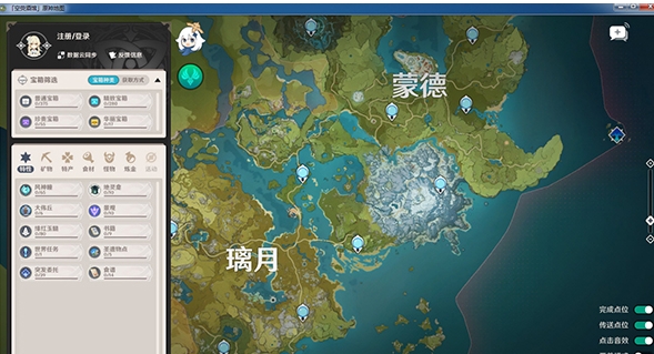 原神空荧酒馆地图工具手机